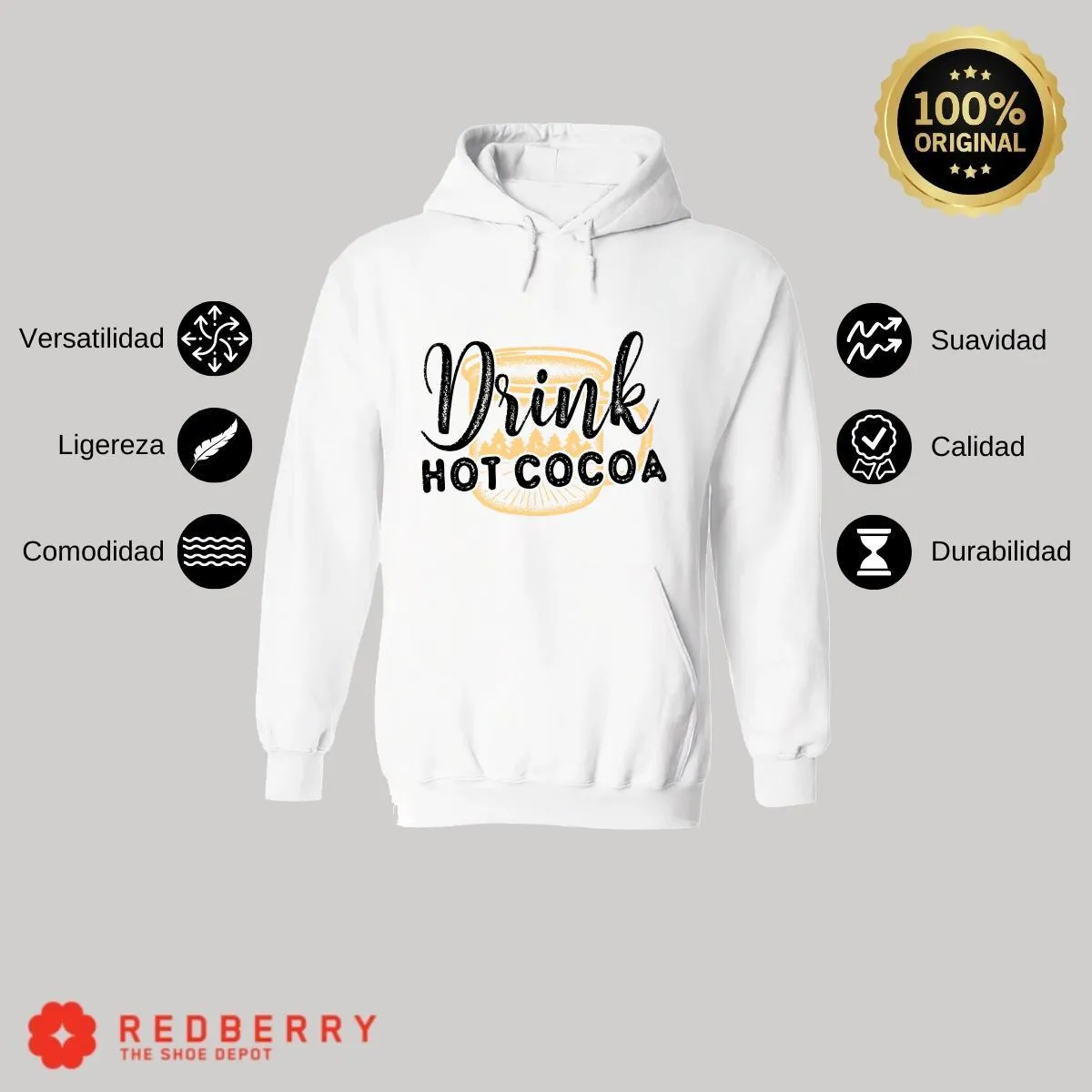 Sudadera Deportiva Hombre Navideña Hoodie 031