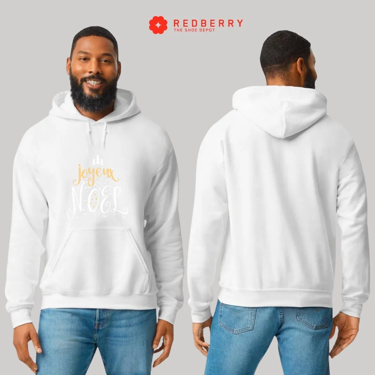 Sudadera Navideña Hombre Deportiva Hoodie 029