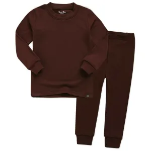 Super Luxury Soft Modal Dark Brown Girls & Boys Playwear