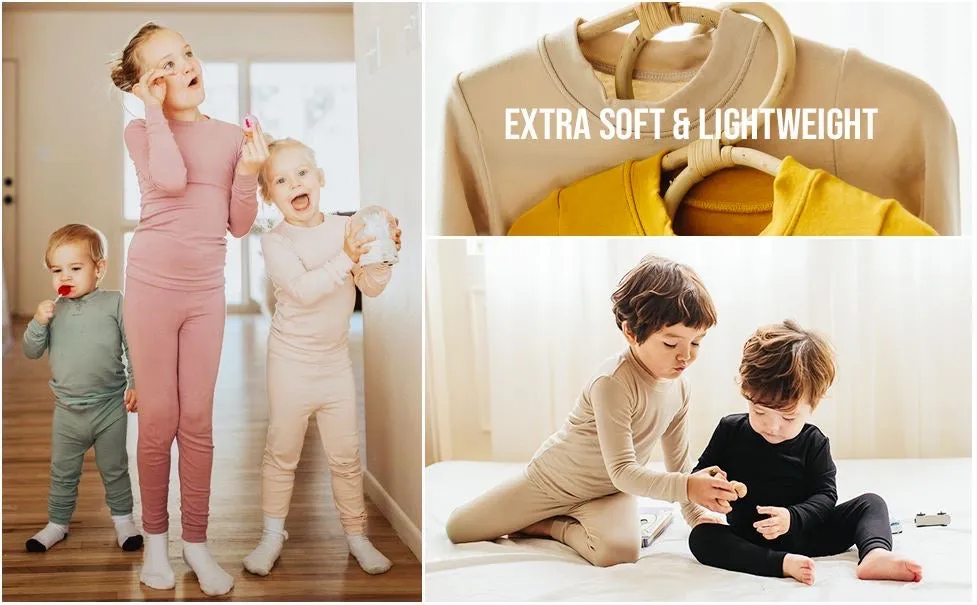 Super Luxury Soft Modal Dark Brown Girls & Boys Playwear