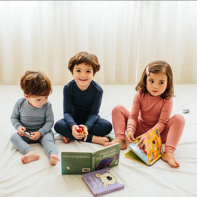 Super Luxury Soft Modal Dark Brown Girls & Boys Playwear