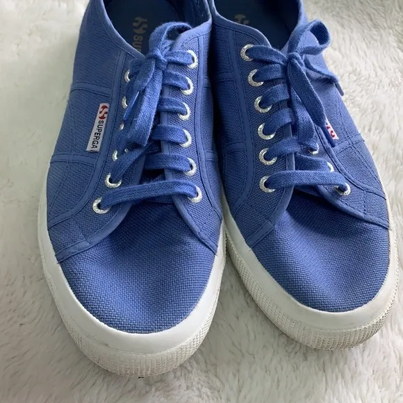 Superga Mens Blue Sneakers Size 44 or 10.5