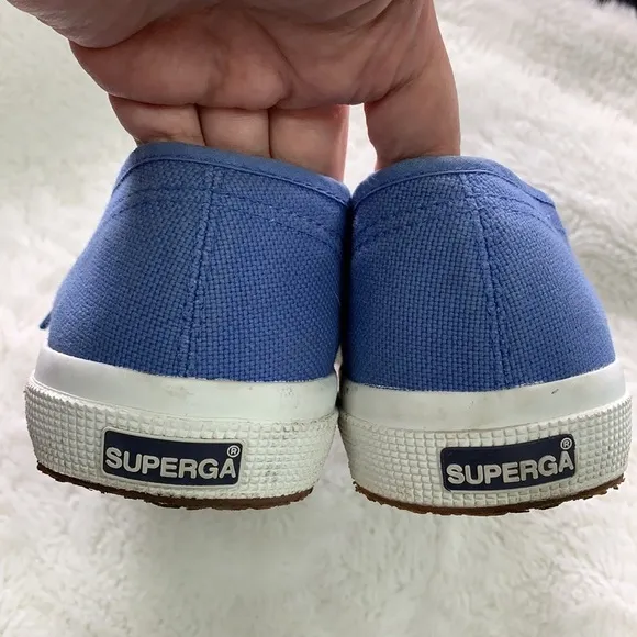 Superga Mens Blue Sneakers Size 44 or 10.5