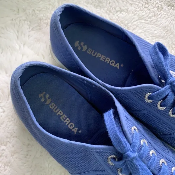 Superga Mens Blue Sneakers Size 44 or 10.5