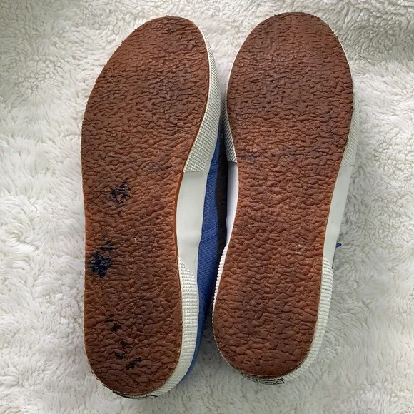 Superga Mens Blue Sneakers Size 44 or 10.5