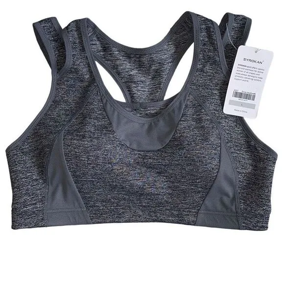 Syrokan NWT Set Of 2 For Retail Price Of One BOGO Wirefree Running SportsBra L