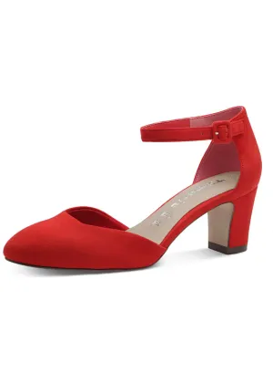 Tamaris Vera Vegan 50's Pumps Red