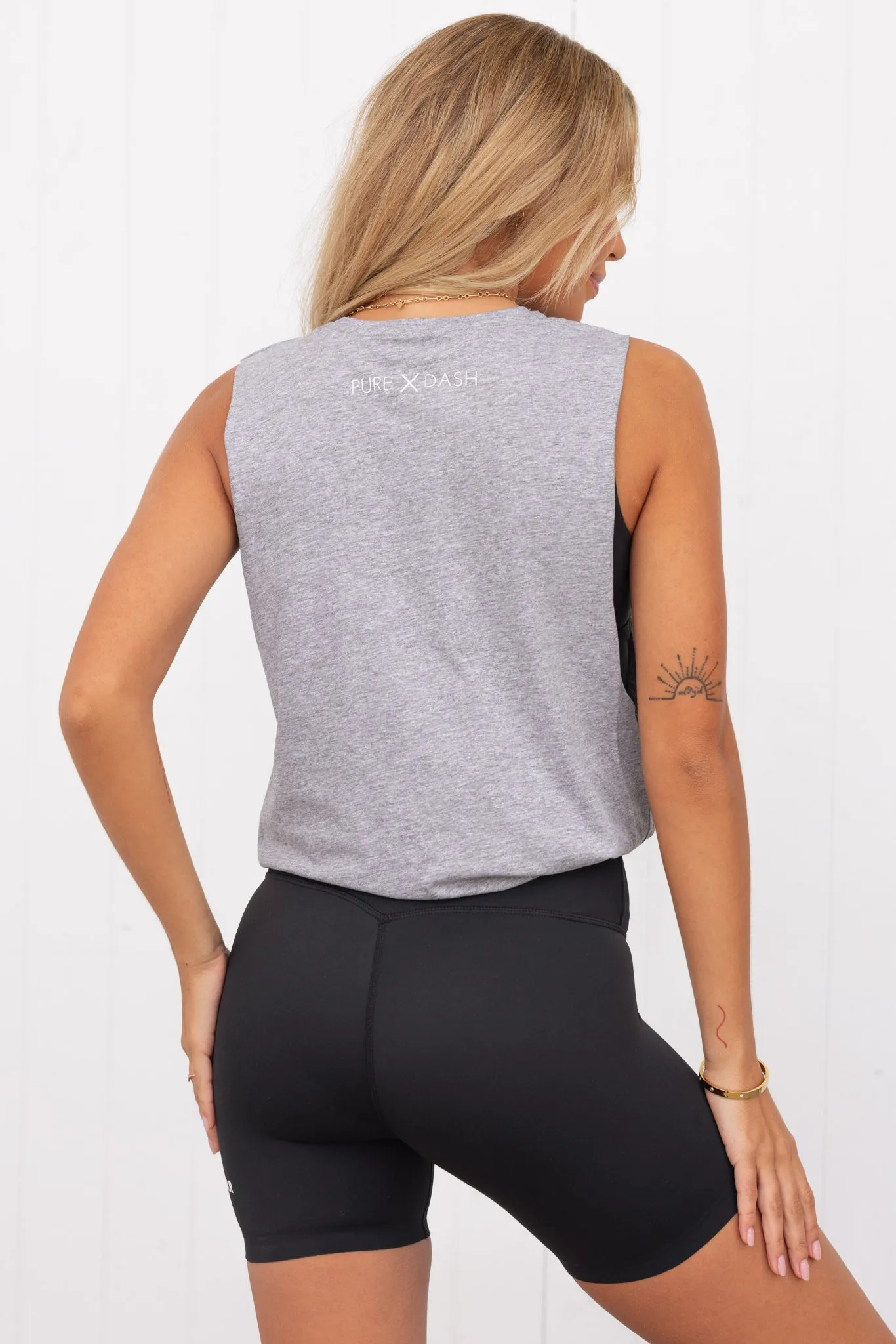 TEAM Pure Dash Tank - Grey