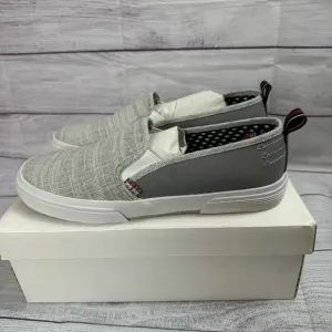 The Original Ben Sherman Gray Cotton Bradford Slip On Shoes Size 8