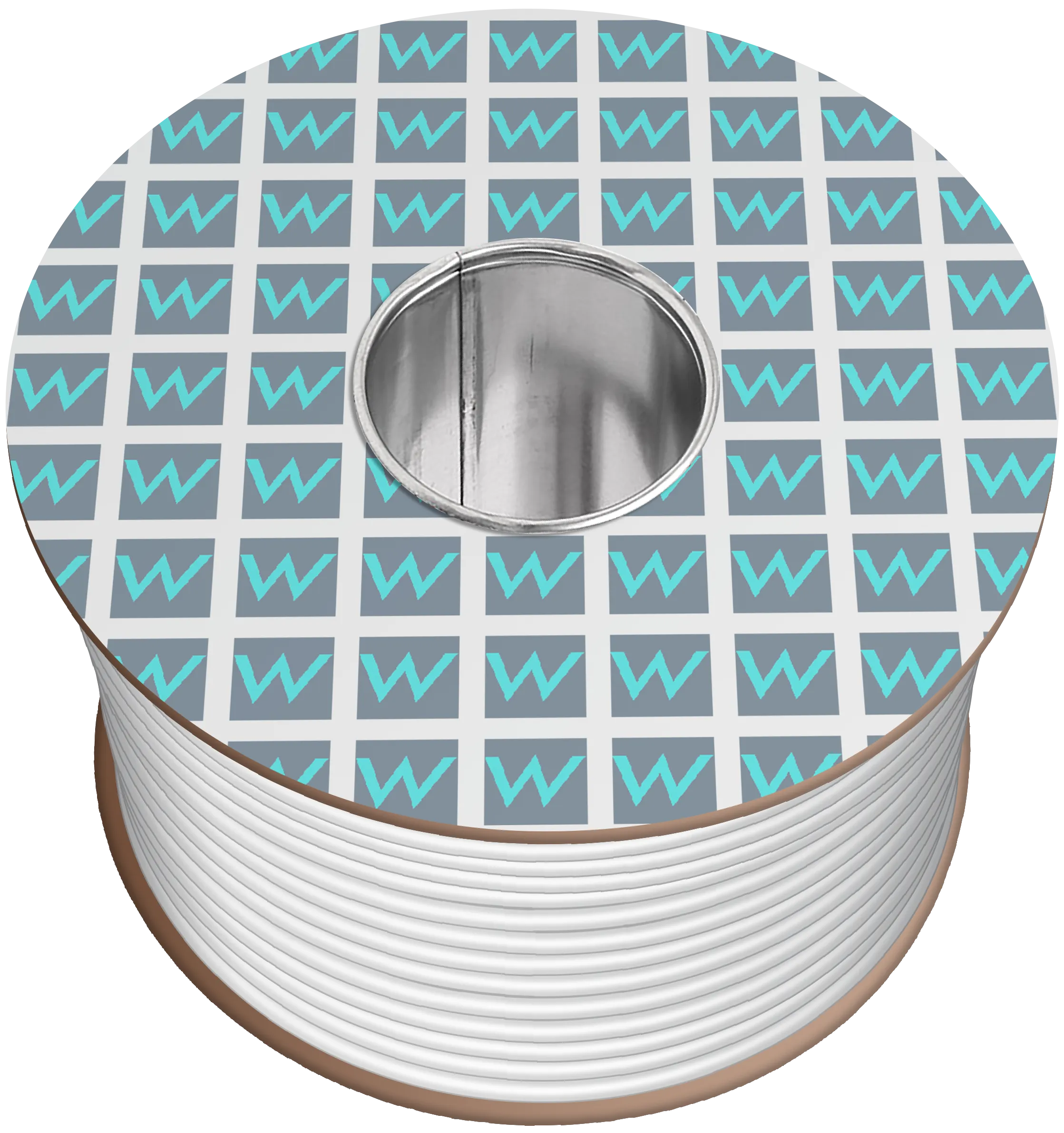 Time 3183TQ 3 Core Heat Resistant Butyl Flexible 1.0mm White Cable - 100M