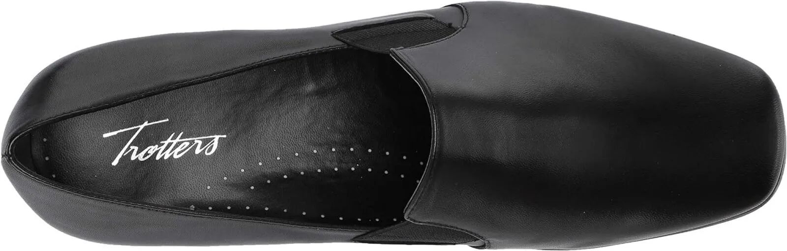 Trotters Women's Slip On Ash Loafer Shoes T4158001 Black 9.5N