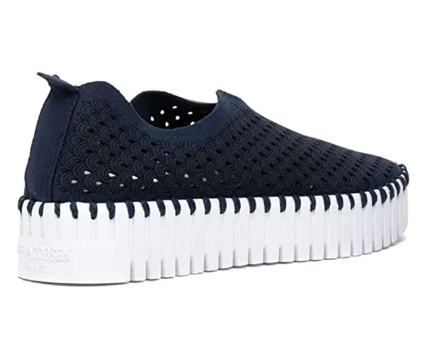 Tulip 3373 Slip on Platform In Navy