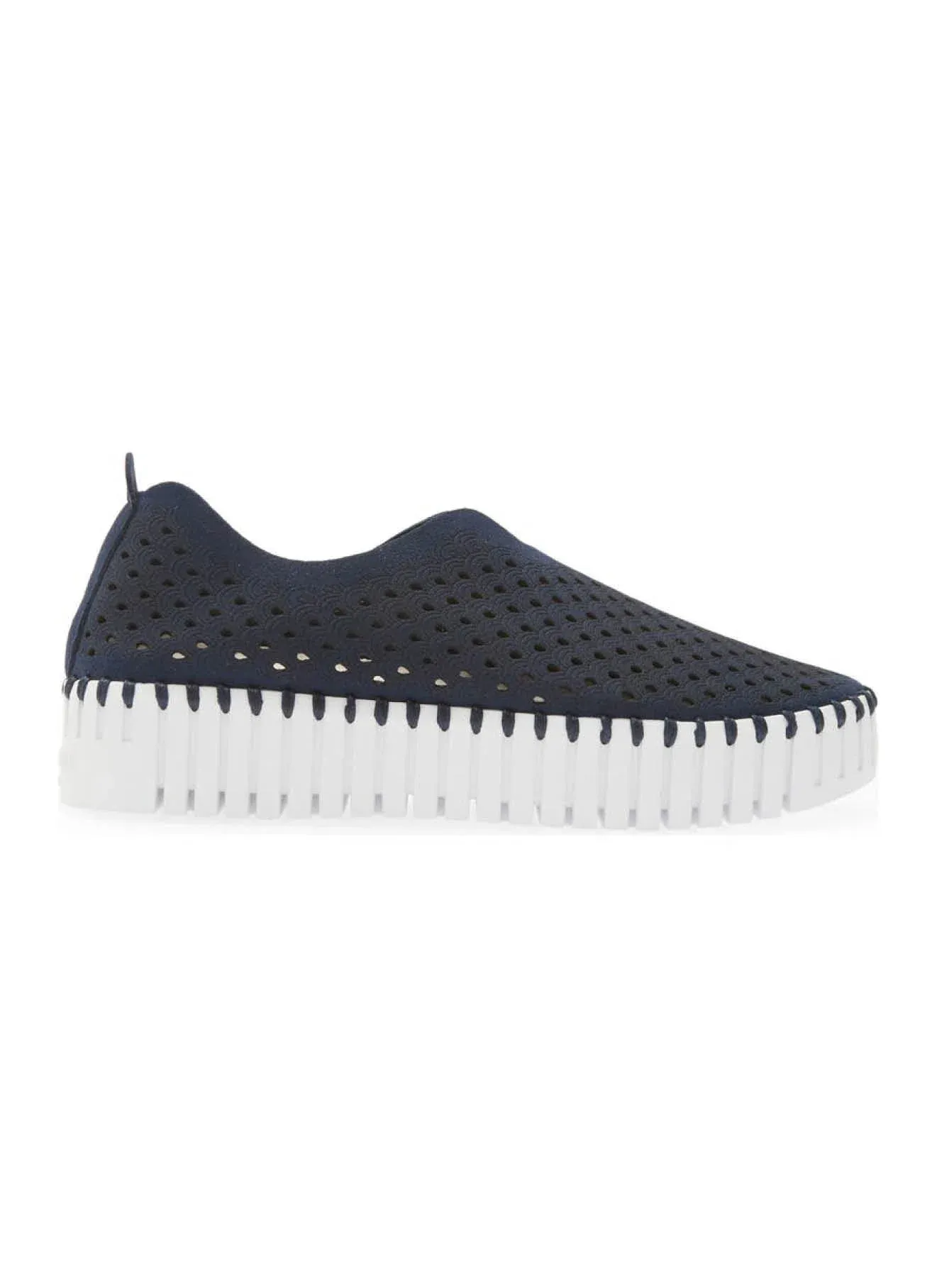 Tulip 3373 Slip on Platform In Navy