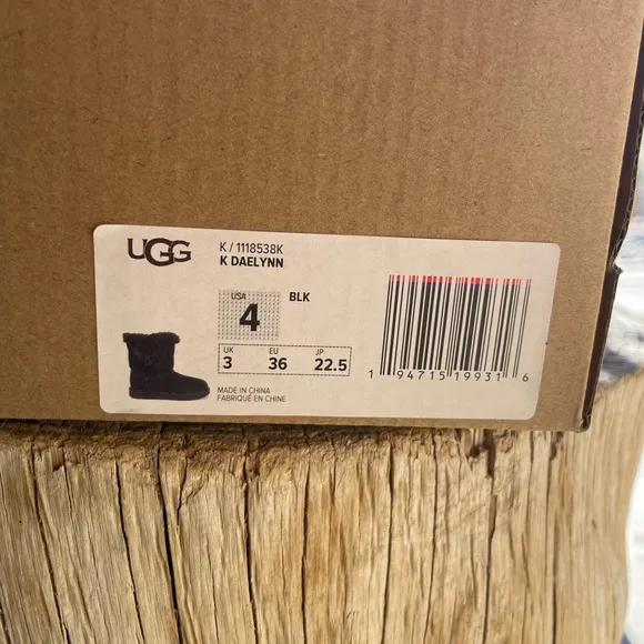 Ugg Kids Daelynn Boot Black