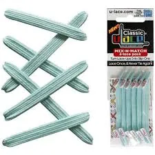 uLace Classic No-Tie Sneaker Laces - Sea Foam Blue