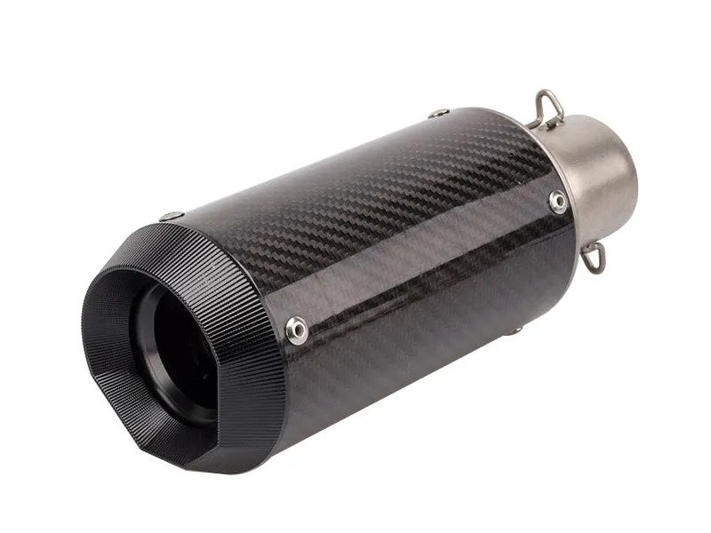 Universal Carbon Motorcycle Slip-On Exhaust Muffler