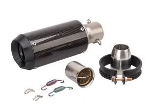Universal Carbon Motorcycle Slip-On Exhaust Muffler
