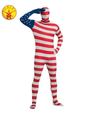 Usa Flag 2 Nd Skin Suit Size M