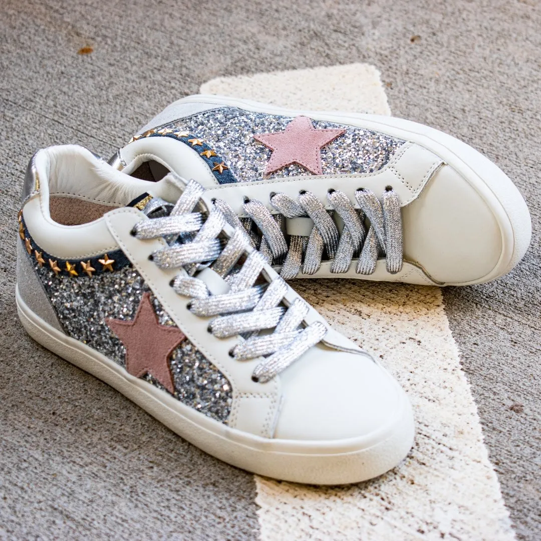 Vintage Havana: Bounce Siver glitter