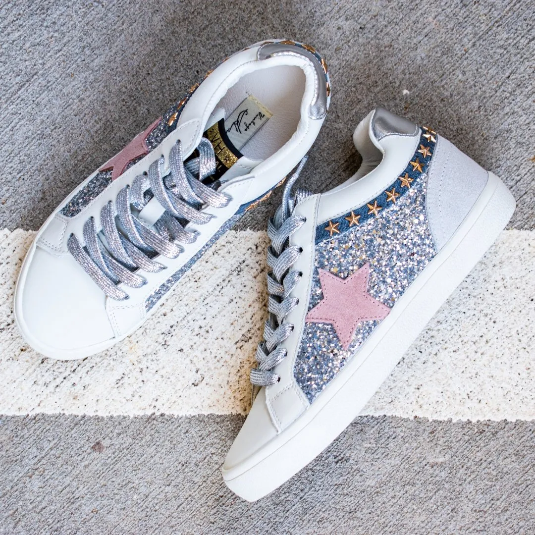 Vintage Havana: Bounce Siver glitter