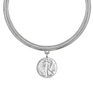 Walking Liberty Coin Necklace
