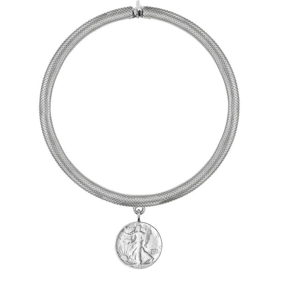 Walking Liberty Coin Necklace