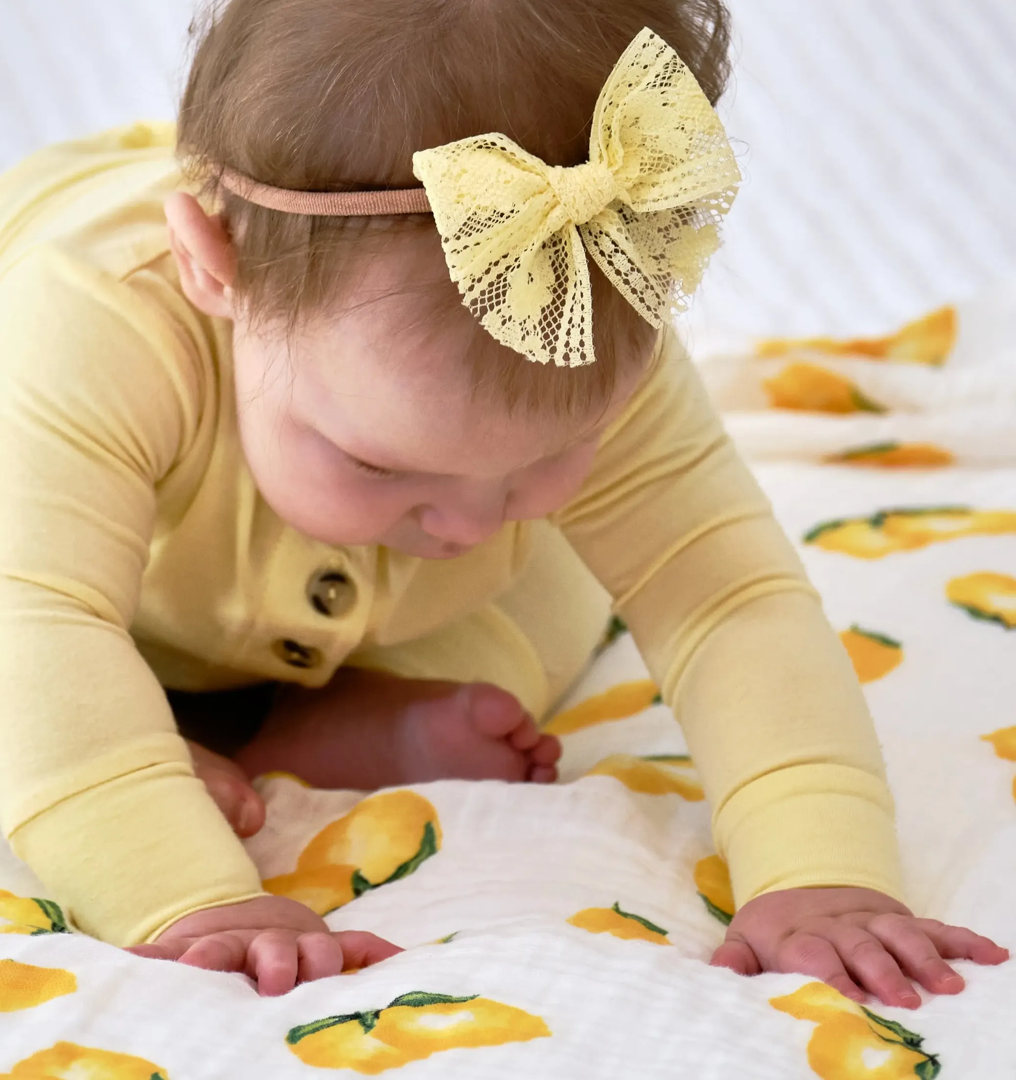 When life hands you Lemons - Muslin Swaddle