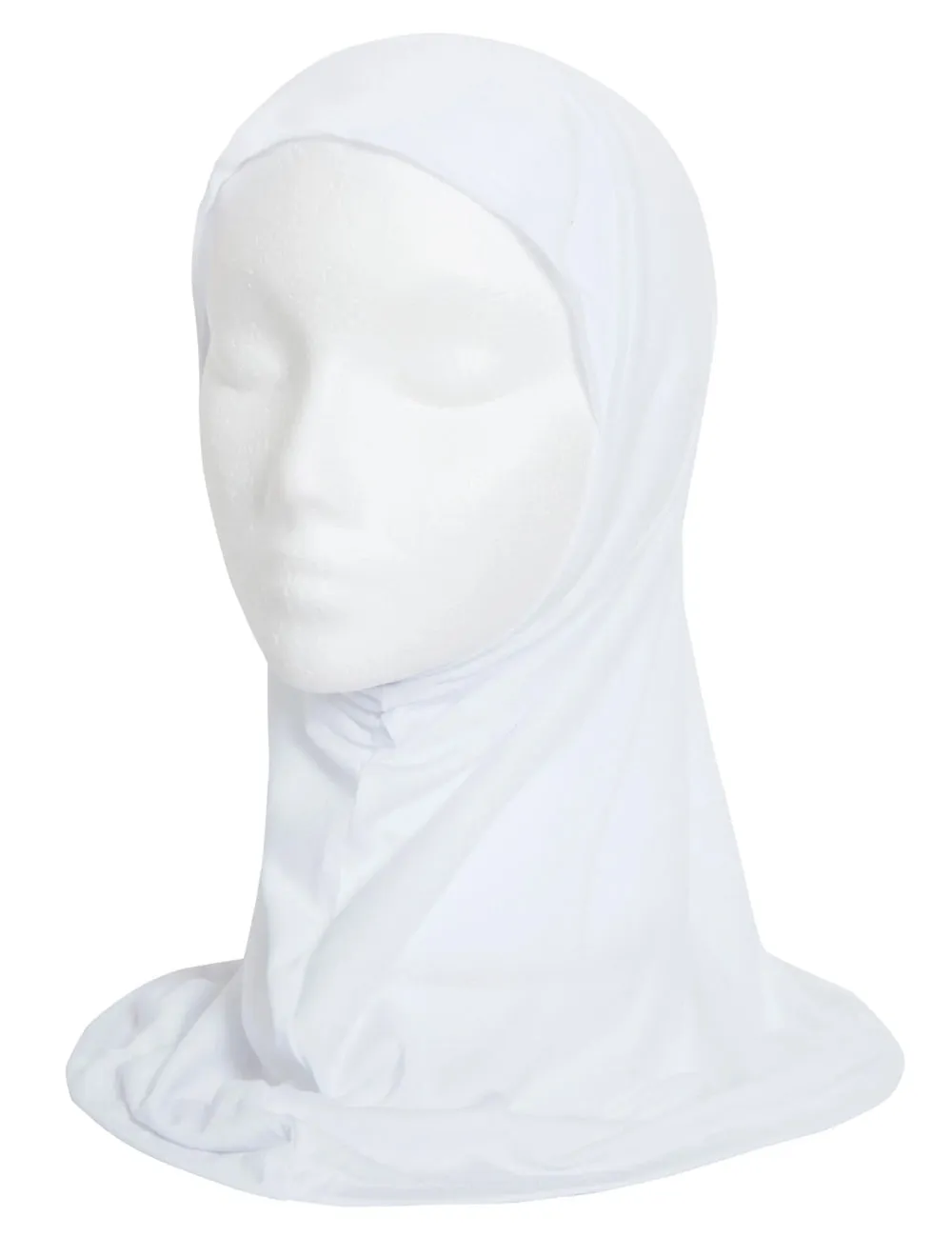 White Womens Hijab
