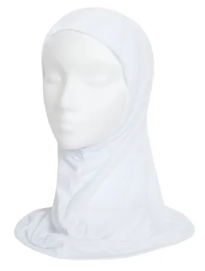 White Womens Hijab