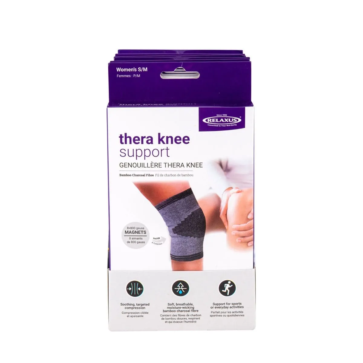 Wholesale Knee Compression Sleeve & Magnetic Therapy Displayer of 6