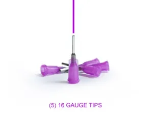Xiem Applicator Tips 16-Gauge Pack of 5
